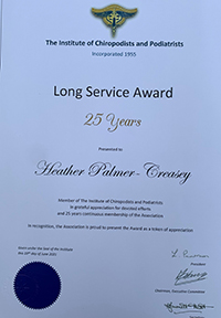 25 year certificate