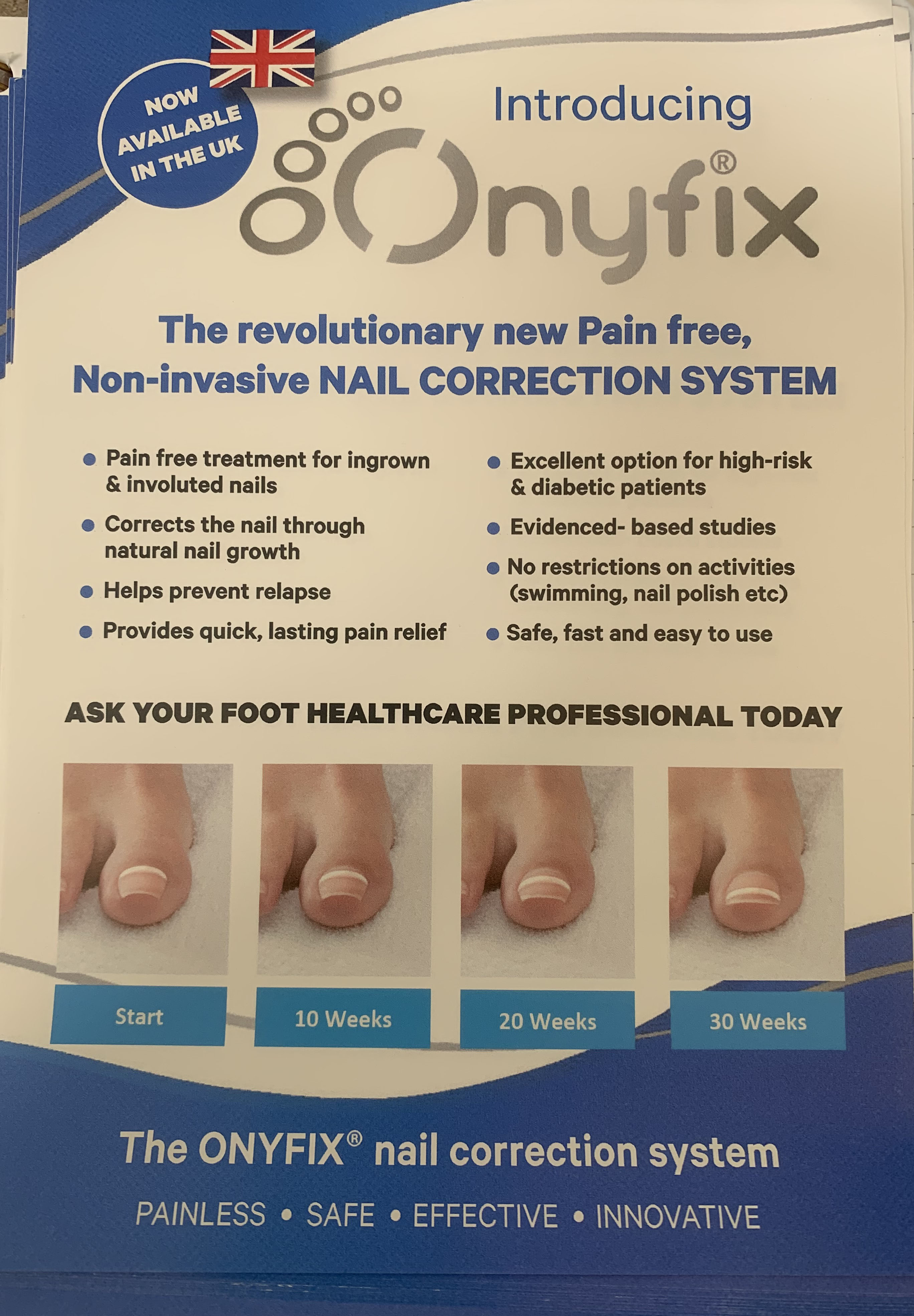 nail correction flyer